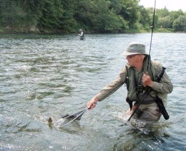 Fishing the San River in Poland - home to this years World Championships