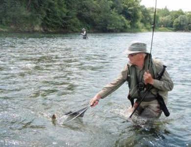 Fishing the San River in Poland - home to this years World Championships