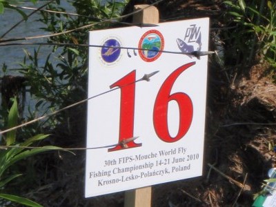 Marker peg from the 2010 Fly Fishing World Championships