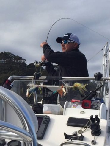 Fly fishing for Kingfish