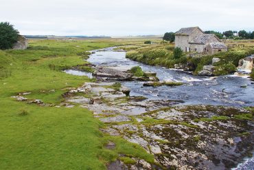 The falls at Westerdale and the Millstream on beat eight of the River Thurso