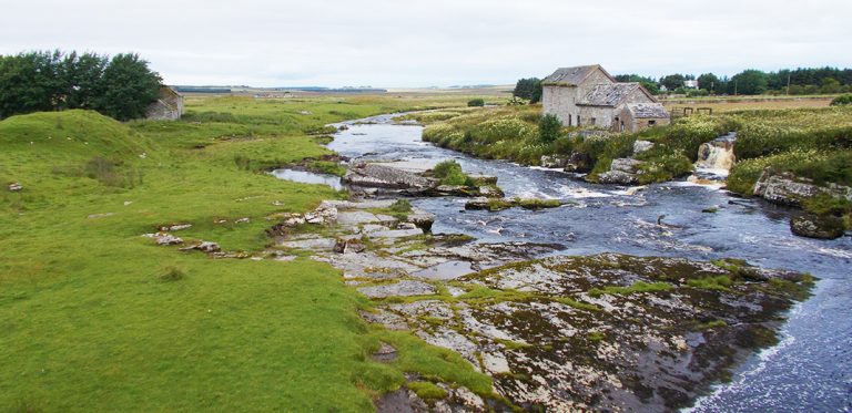 The falls at Westerdale and the Millstream on beat eight of the River Thurso
